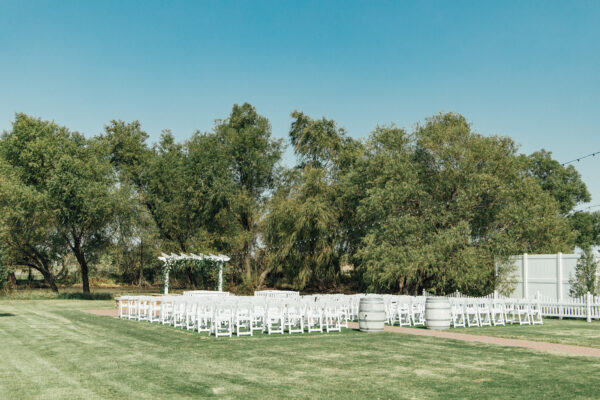 outdoor wedding ceremony space