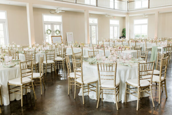 classic romance wedding style reception room